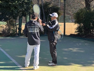 コーチによる丁寧な指導